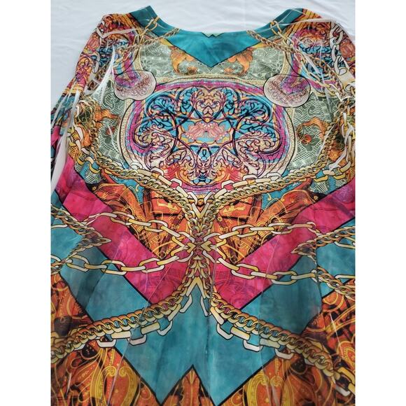 Cover Charge Women's Top Multicolor Size Small Polyester Blend Stretch Pullover - Picture 12 of 12